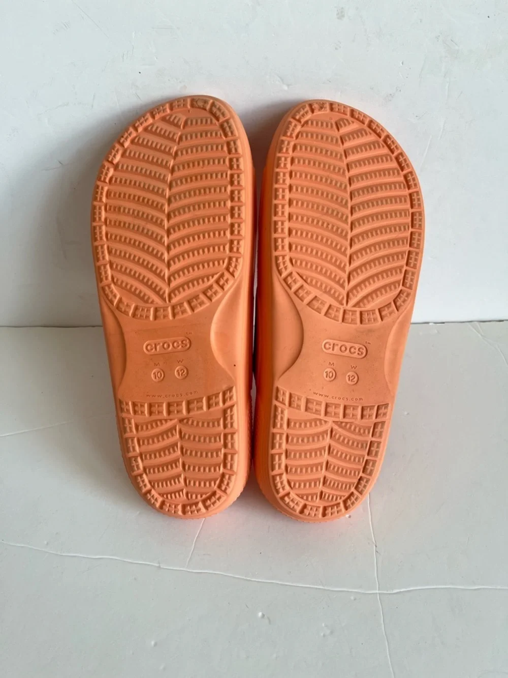 Crocs Double Strap Slide Sandals Peaches Unisex M10 W12